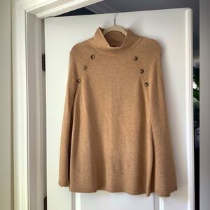 Light Brown Ann Taylor Poncho